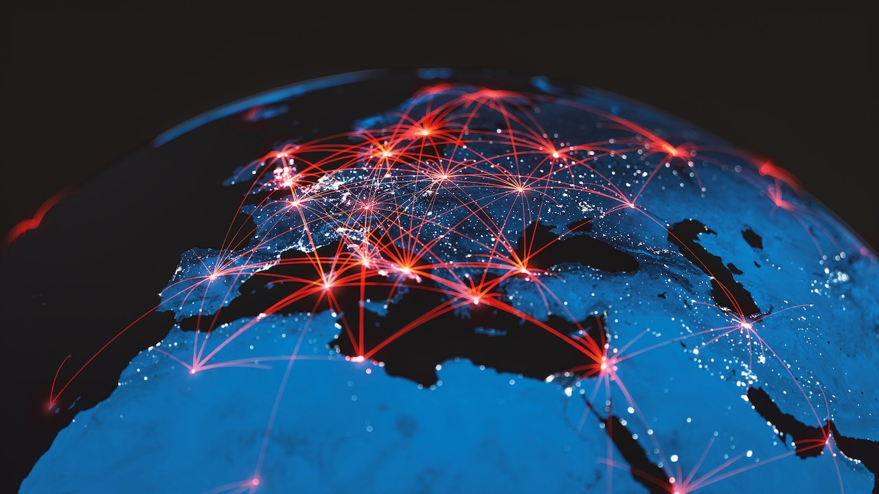 The history of the internet from ARPANET to IoT, showcasing the evolution of global communication.