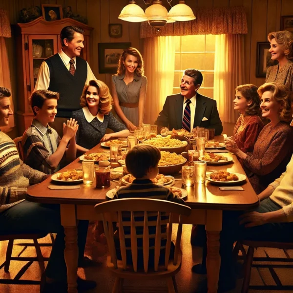 A dramatic family dinner scene with all Blue Bloods characters together during the finale. bluebloodsfinale