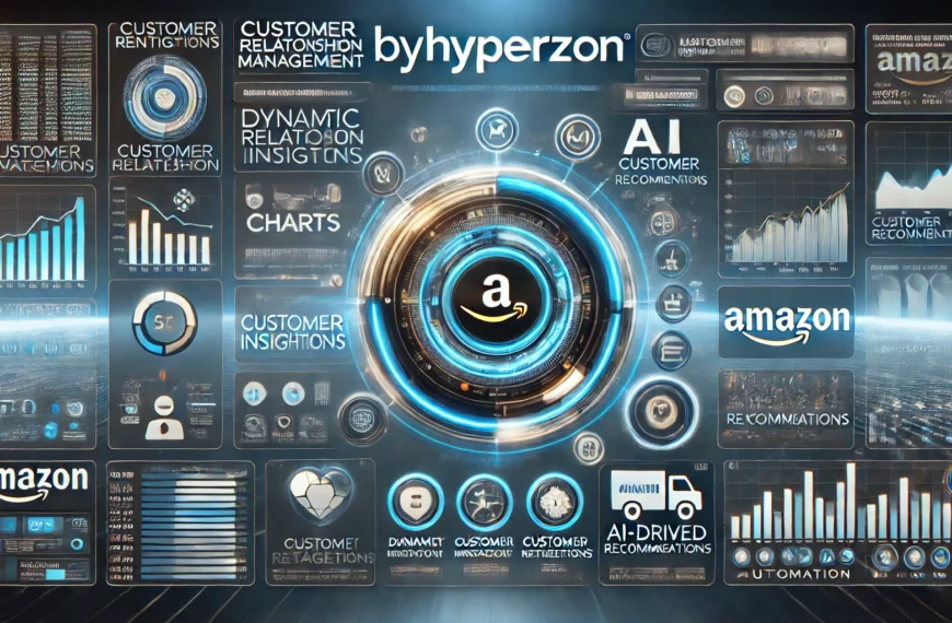 Amazon customer relationship management byhyperzon system visualized