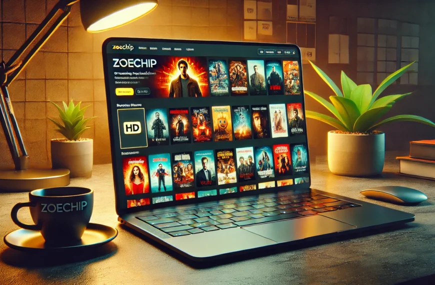 zoechip interface showcasing an extensive movie and TV show library.