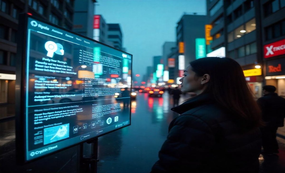 Crypticstreet.com website interface showcasing tech news and digital trends