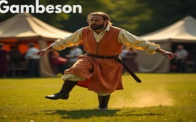 Gambeson: The Overlooked Armor That Shaped Battles Historical reenactor demonstrating the flexibility of a properly constructed gambeson