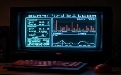 digital interface showing ecryptobit.com wallets in use